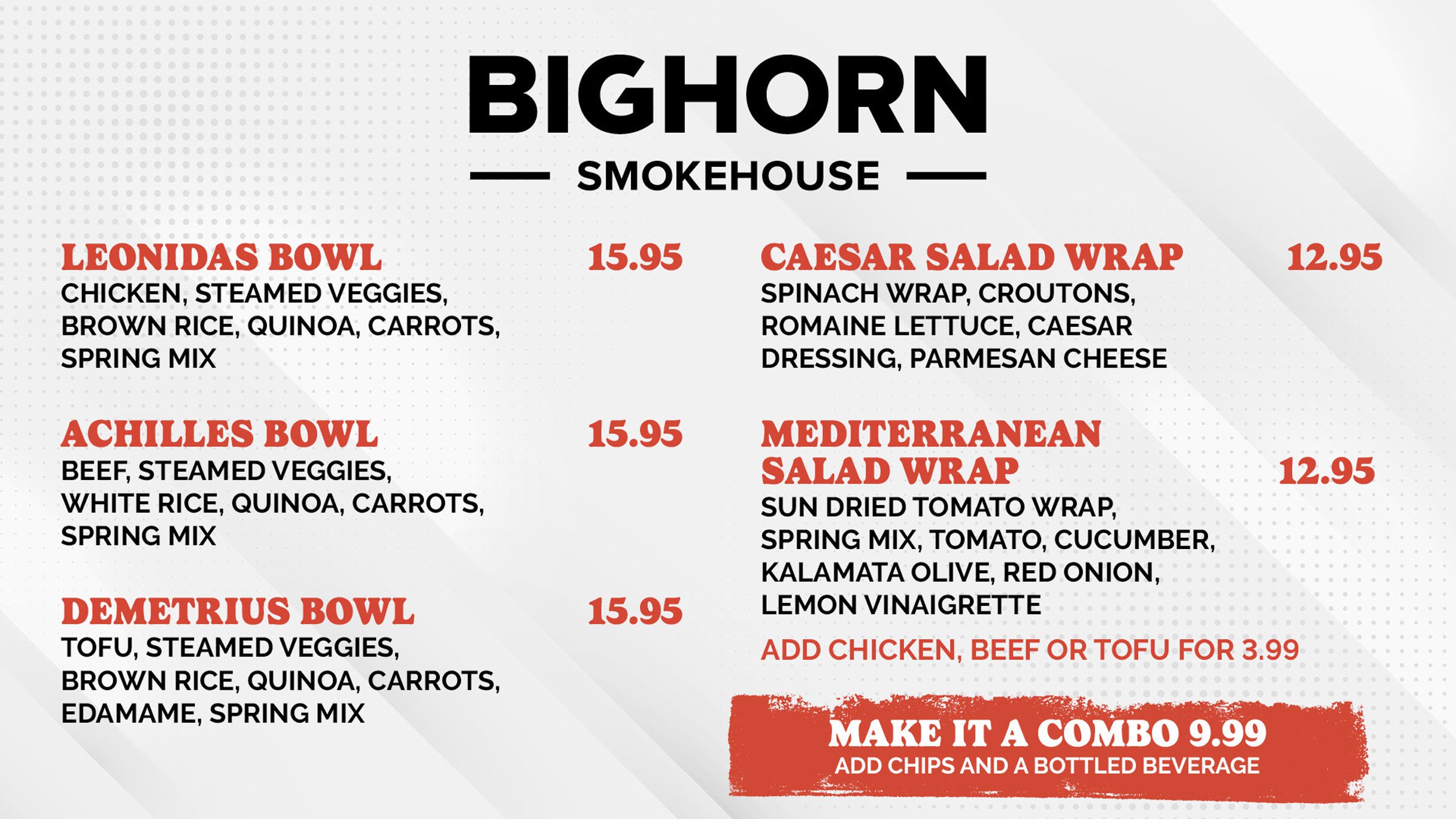 Bighorn Smokehouse Spartan special event event.